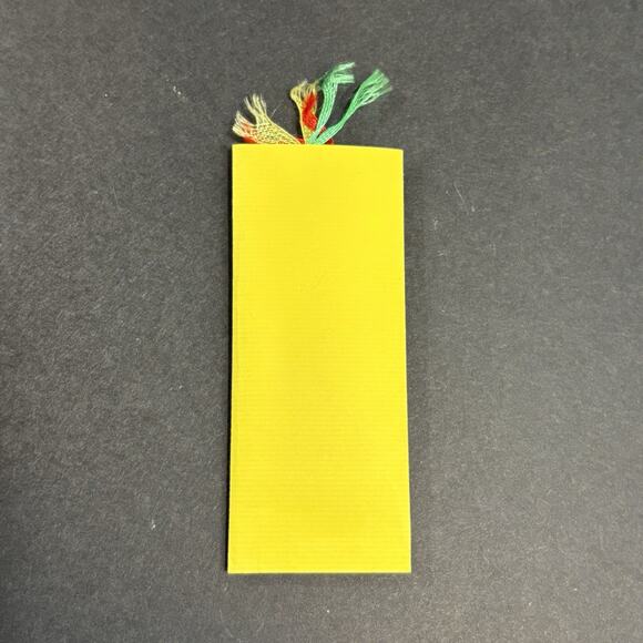 Handmade Japanese Bookmarks Set Of 3 Kimono Origami Paper Shiori Dolls w/Pocket - Picture 11 of 11